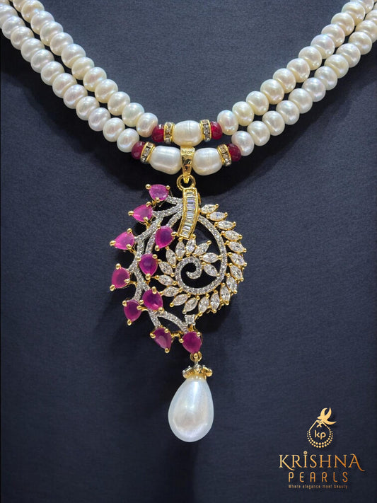 Beautiful Double Strand Pearl Set