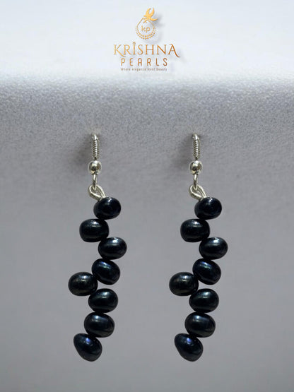 Beautiful Black Pearls Twister Combo Set ( Necklace Set With Bracelet )