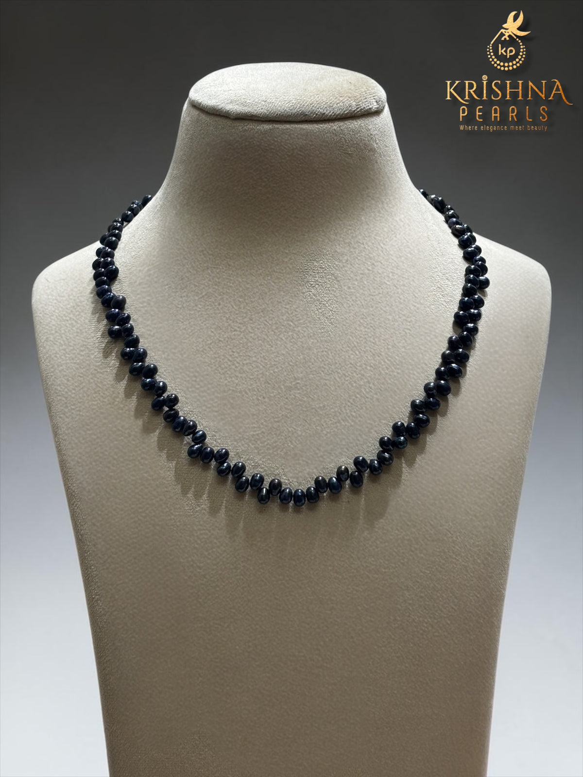 Beautiful Black Pearls Combo Set ( Necklace Set With Bracelet )