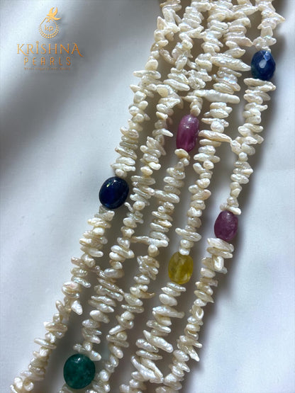 Certified Natural Sapphire’s With Real Pearls