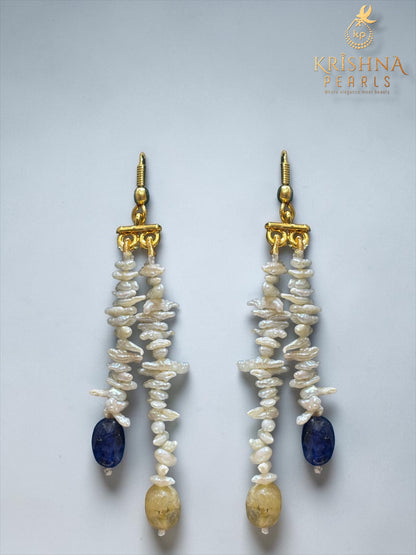 Certified Natural Sapphire’s With Real Pearls