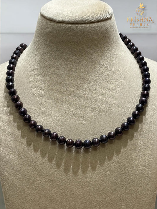 Round Pearl Hues Of Brown Shades