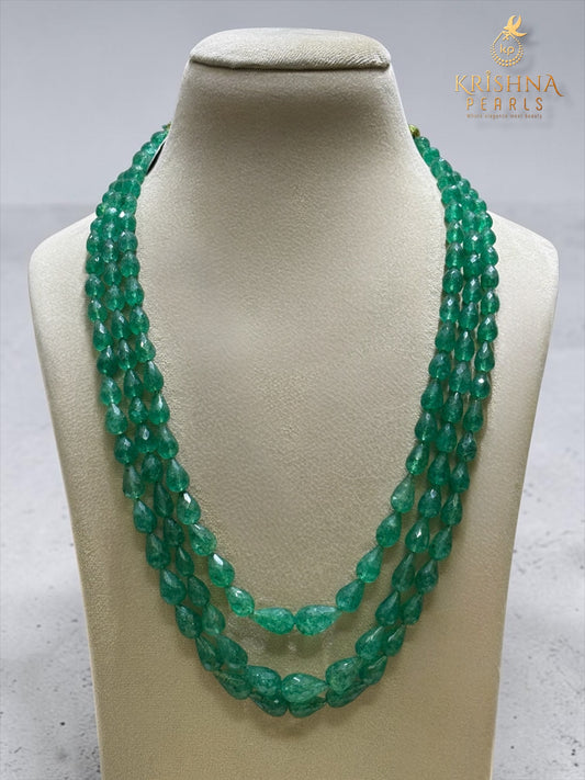 Three Layer Natural Aventurine Emerald Haram