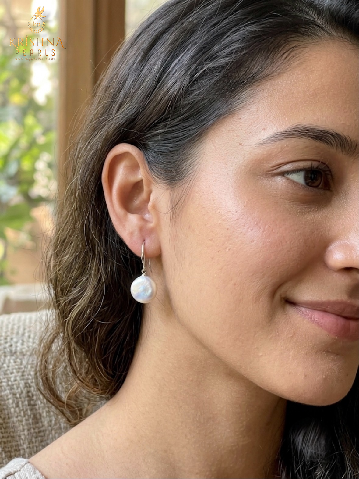 Adorable Baroque Pearls hanging 12 MM