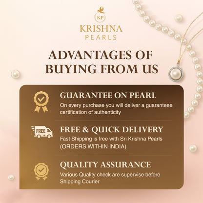 Elegant Two-Line Freshwater Natural Pearl Necklace Ruby Semi-Precious Stone Locket