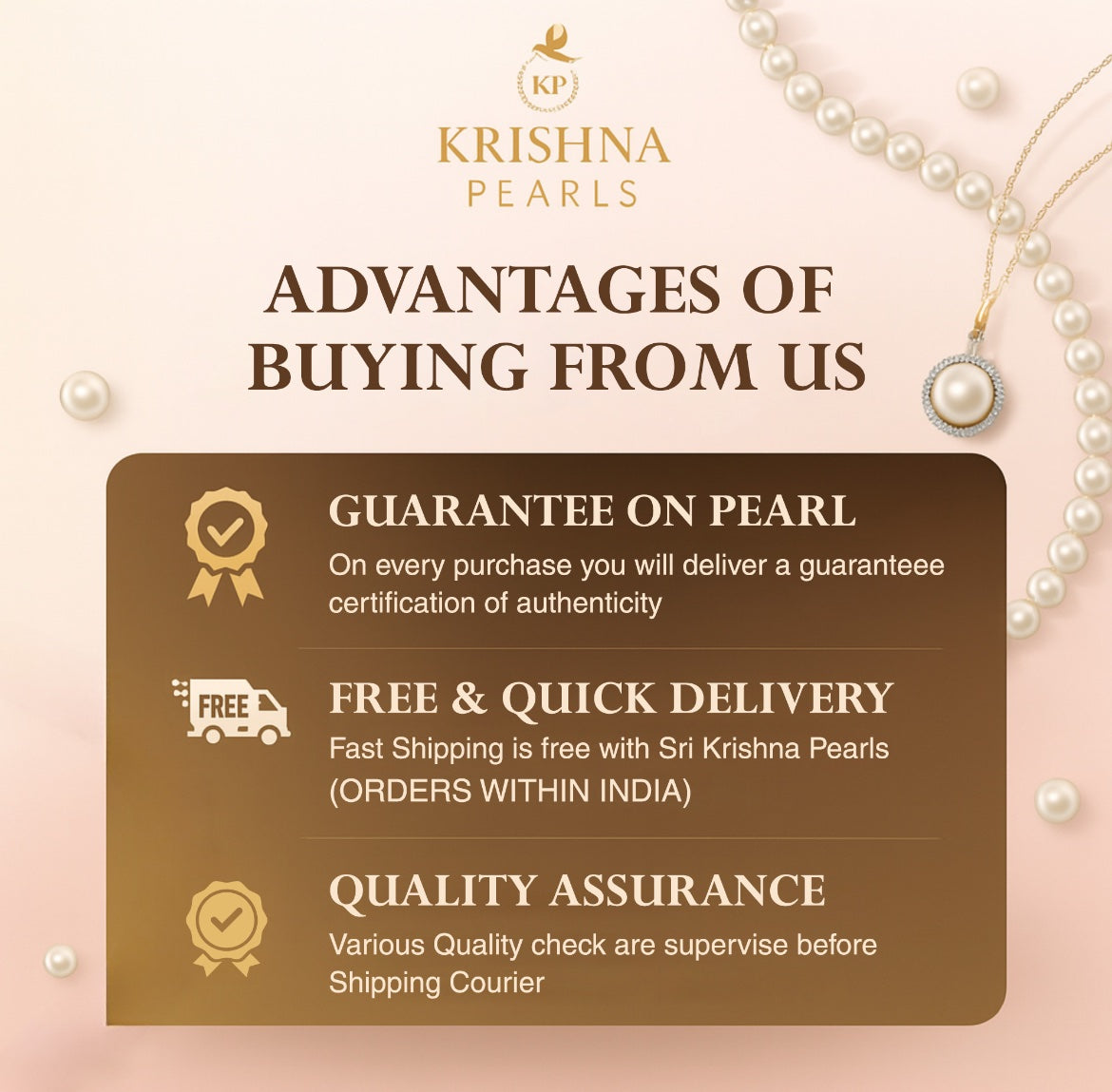 Luxurious Zircon Studded With Button Pearls Long Necklace Set