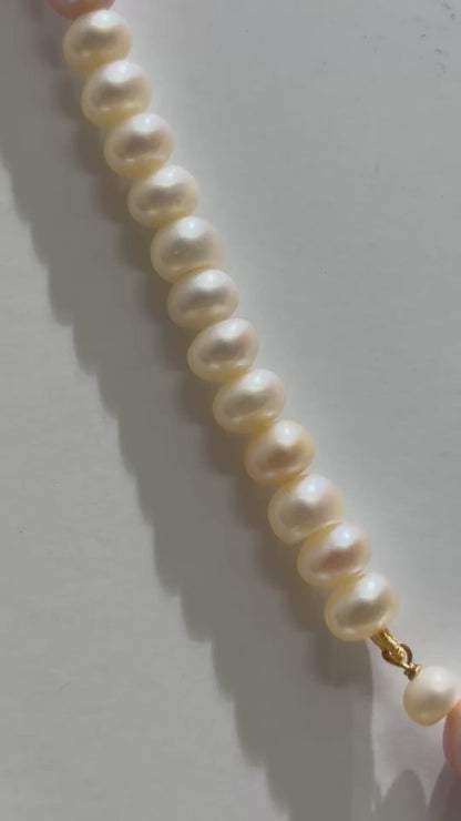 Multi Shades Pearls With baroque Pearl Pendent Set