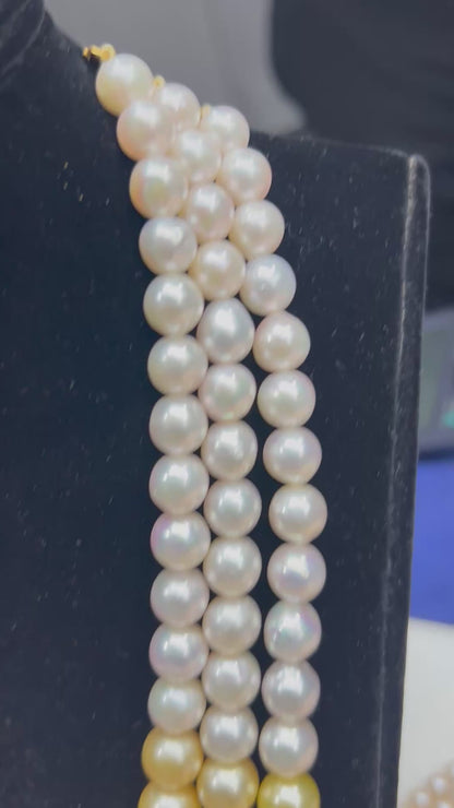 South Sea Salt Water Pearls & Tahiti Pearls Necklace