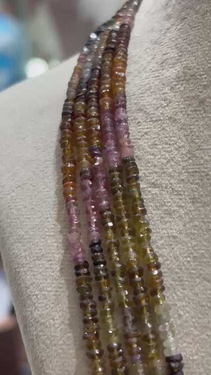 Tourmaline Five Layered Gemstone Jewellery