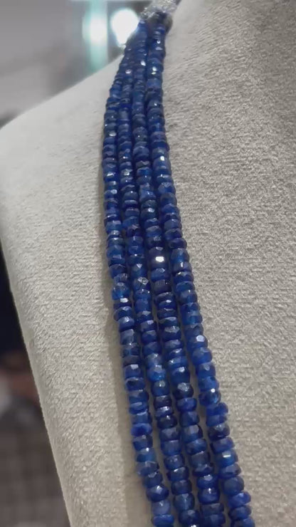 Real Blue Sapphire Four Layers