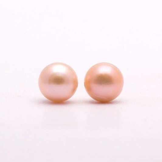 Simple Pearl Studs Pink