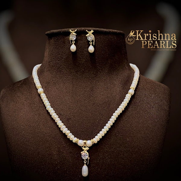 Long single line Pearl String S-1411-L – krishna pearls and jewellers