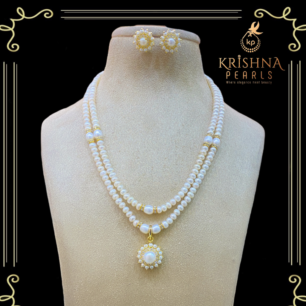 Classy Original Pearl Set - Sri Krishna Pearls